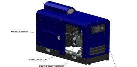 silent diesel generators for sale.